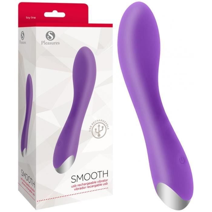 Vibromasseur Rechargeable Smooth Violet - mixte / adulte