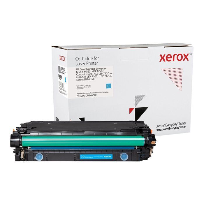 Toner Compatible - Xerox - 006R03680 - Cyan - Rendement Élevé - Compatible HP M553