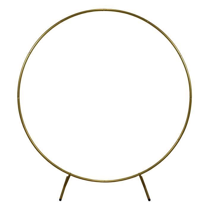 Arche Circulaire - Dorée - 200 cm - Oxyde d'aluminium - Polyvalente - Facile à installer