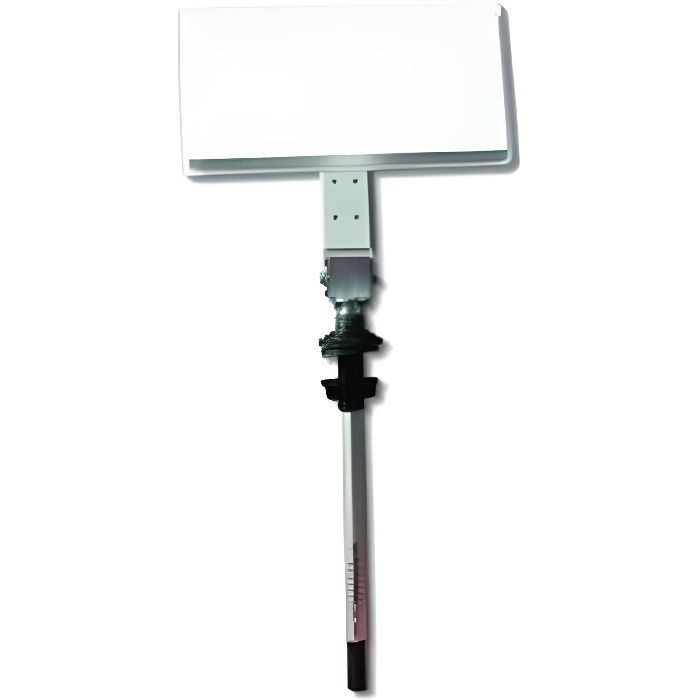 Antenne Satellite Plate Plane + Mât Tranversant - TNTSAT FRANSAT - Pour Caravane Camping Car HDME