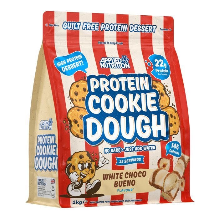 Préparation protéinée Applied Nutrition - Protein Cookie Dough - White Choco Bueno 1000g