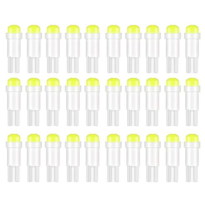 Magnet 30 Ampoule de Rechange T5 Dôme - LED Qualité COD SMD 6500K - Voiture, Bateau, Tableau de bord, compteur de vitesse, Intérieur