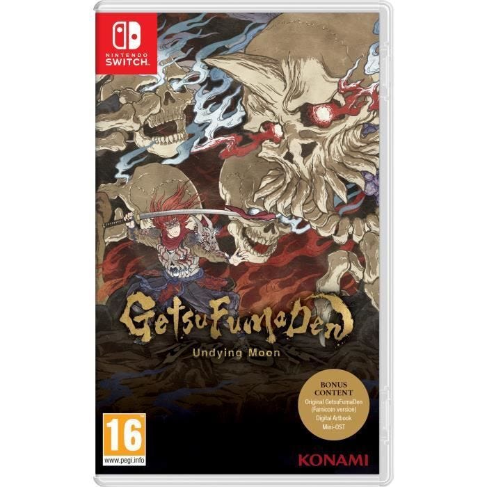 Jeu vidéo d'action - KONAMI - GETSUFUMADEN: UNDYING MOON - Nintendo Switch - Octobre 2021 - 1 joueur