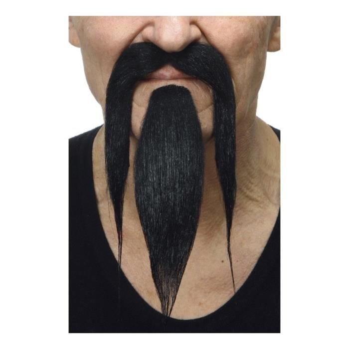 Moustache avec pommeau noir