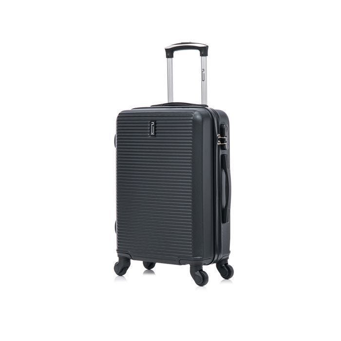 CELIMS FRANCE - Valise Cabine 55x35x25 Week-End | Valise Cabine EasyJet 55cm | Valise ABS | Cadenas Intégrée | Noir