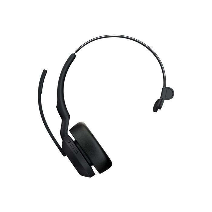 Micro-casque - Bluetooth - sans fil - USB-C via un adaptateur Bluetooth - Jabra - Jabra Evolve2 55 MS Mono - micro-casque