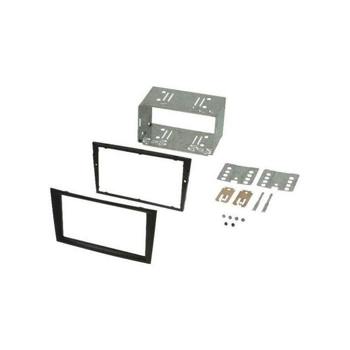 Kit 2Din - Opel - Corsa C - Argent - Remplacement autoradio - Compatible 2000-2006