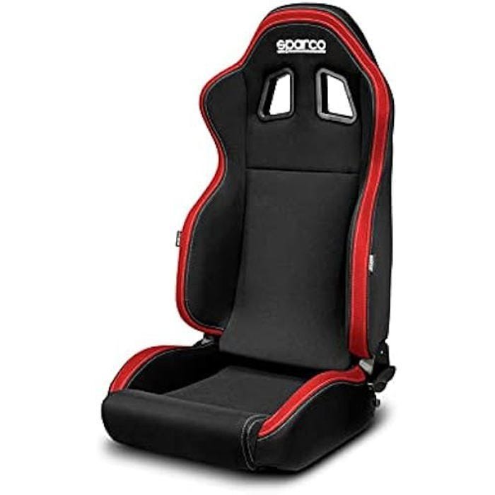 Siège baquet SPARCO R100 MY22 Noir/Rouge (Réglable) - Marque SPARCO