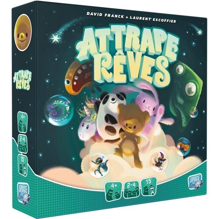 Space Cow | Attrape reves | Jeu de société | À partir de 4 ans | 2 à 4 joueurs | 15 minutes