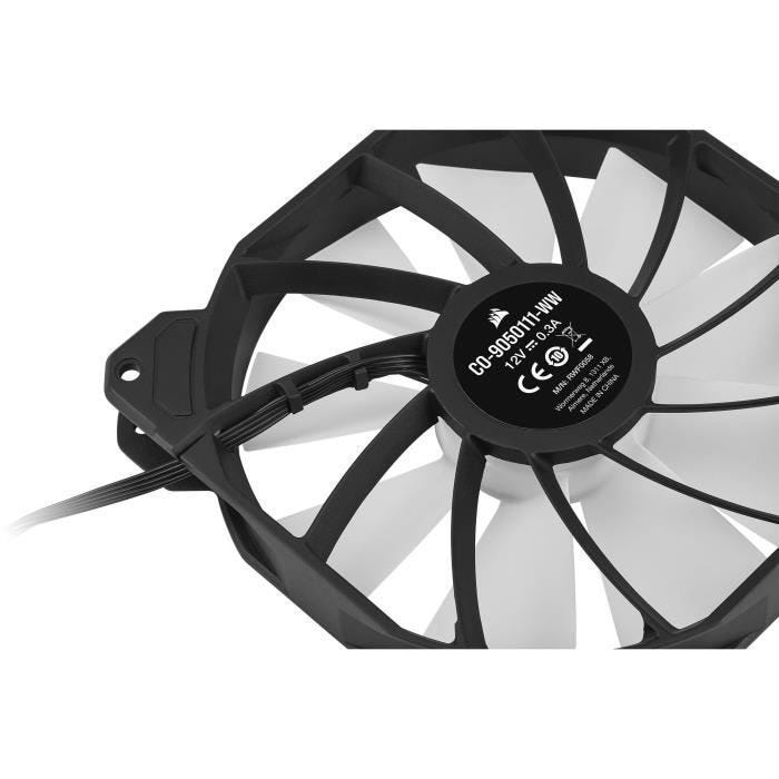 Ventilateur CORSAIR SP Series - SP140 RGB ELITE - Diamètre 140mm - LED RGB - Pack Double
