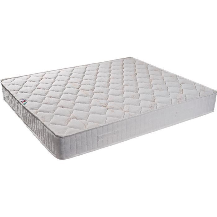Matelas Mousse 90x200 cm Confort Ferme - Ignifug -