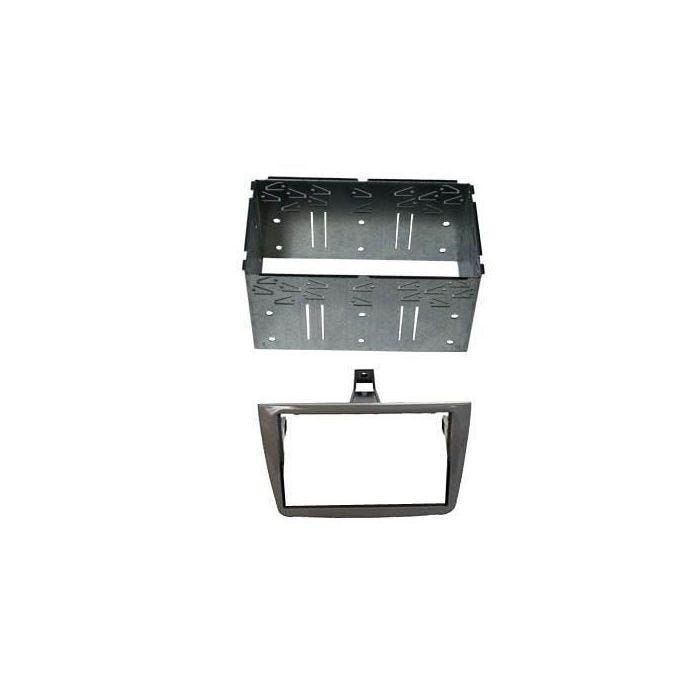 Adaptateur autoradio Double DIN - ALFA ROMEO - Mito - Gris anthracite - Cage métallique - 2 DIN