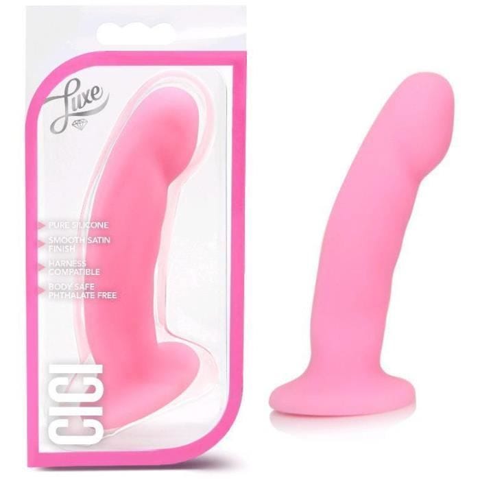 Gode ventouse Luxe Cici Rose en Silicone