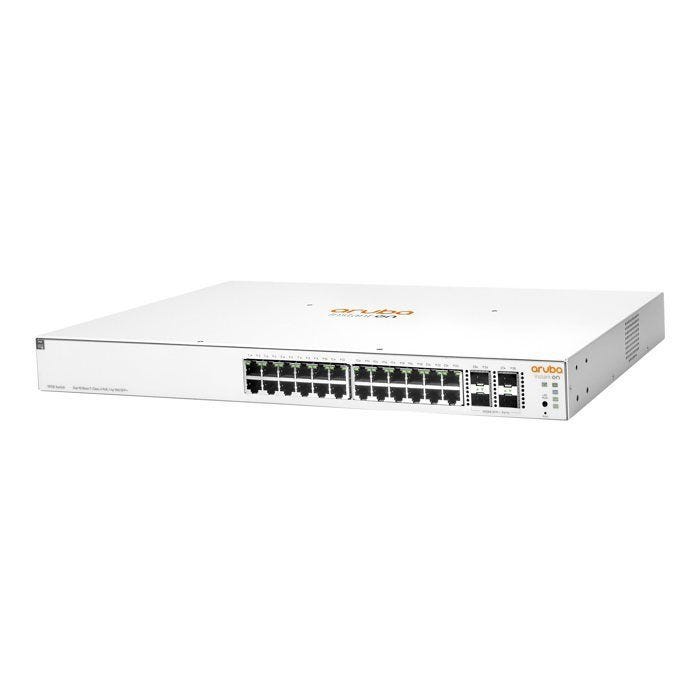 - Hewlett Packard Enterprise - HPE Aruba Instant On 1930 24G Class4 PoE 4SFP/SFP+ 195W Switch - commutateur - 28 ports - Géré - Mo
