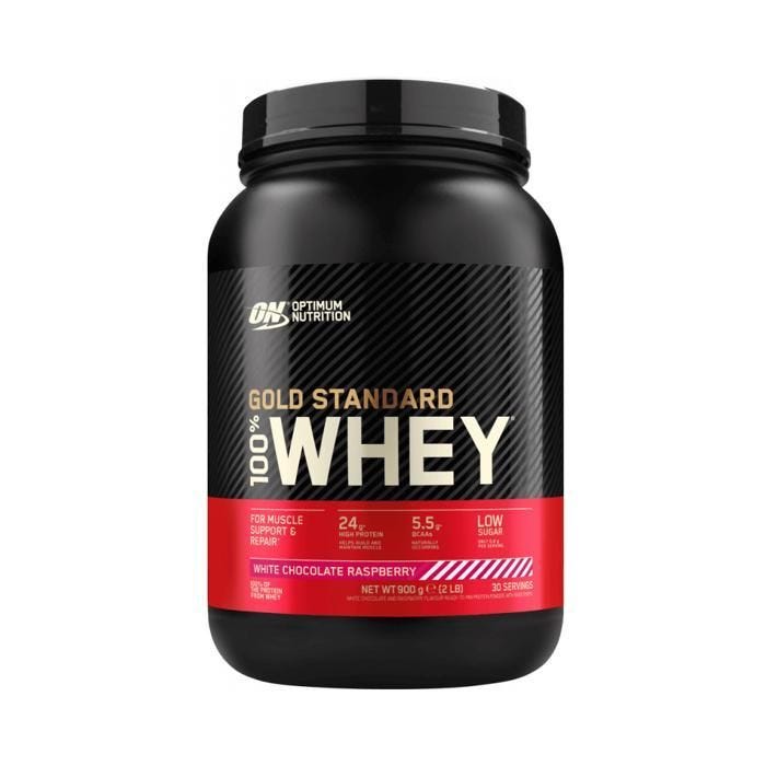 Whey isolate Optimum Nutrition - Gold Standard 100% Whey - White Chocolate Raspberry 900g