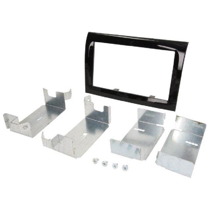 Facade autoradio 2DIN Fiat Ducato ap13 - Noir brillant - ADNAuto