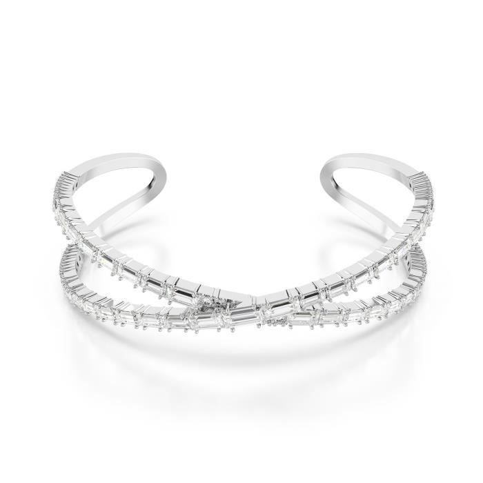 Bracelet - Swarovski - Hyperbola - Métal rhodié - Zirconia incolores - Taille M