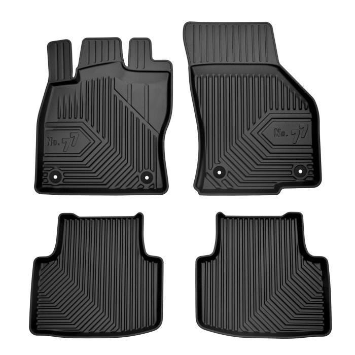 Tapis de Sol No.77 FROGUM pour VOLKSWAGEN Passat B8 2014- sur mesure en Caoutchouc Noir