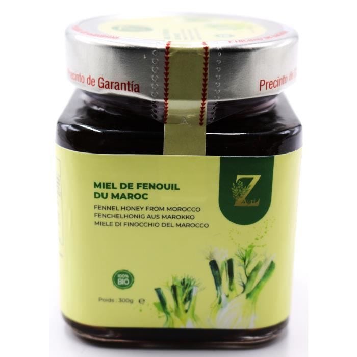 LE MIEL DE FENOUIL Du Maroc pur 100% Naturel. 300g