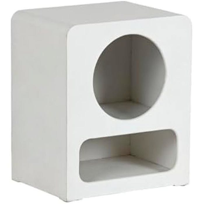 Table de Chevet - HOME ESPRIT - Multicolore - MDF - 40 x 30 x 48 cm - Design Contemporain