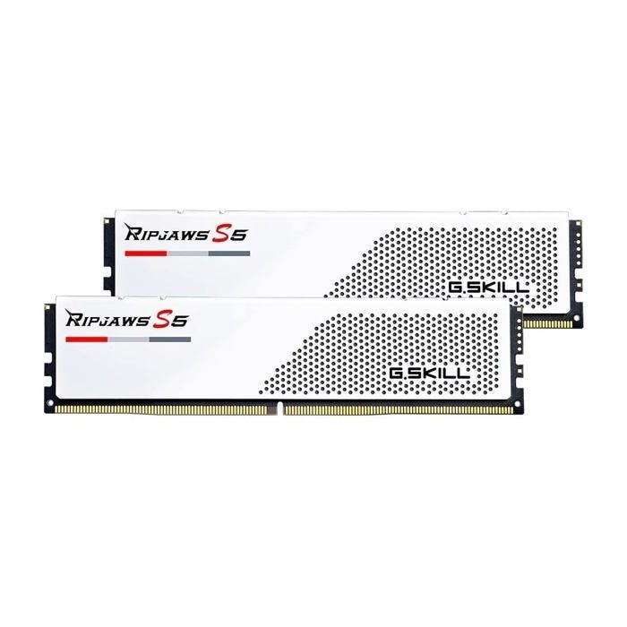 RAM - GSKILL - RipJaws S5 64 Go - DDR5 5600 MHz CL30 - Blanc