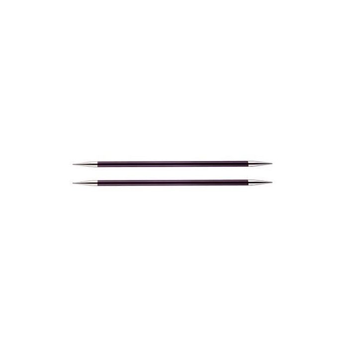 KnitPro KNIT PRO 15 cm x 6 mm Aluminium Zing à tricoter à Double face Violet - KP47013