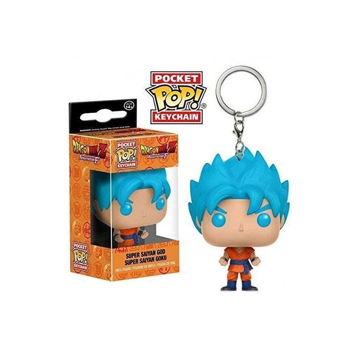 Porte-Clés - Dragonball Z - Goku - Super Saiyan God Super Saiyan - Multicolore - Vinyle