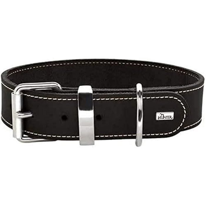 Collier - HUNTER - Aalborg spécial - 24-30 cm - Noir - Haute qualité
