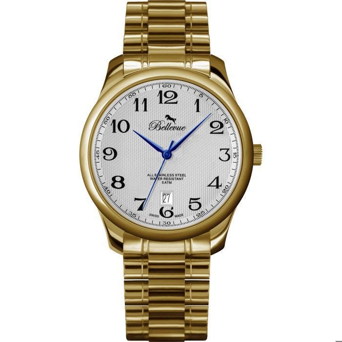 Montre femme - Bellevue - F12 - Acier inoxydable - Étanchéité 5 ATM - Style chic