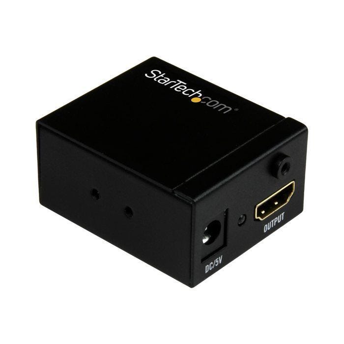Amplificateur de signal HDMI - STARTECH - 35 m - 1080p - Prolongateur audio/vidéo - Noir