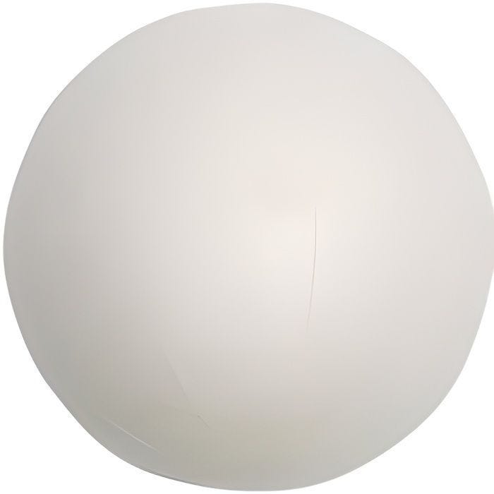 Boule à décorer - Boule Polystyrène - 12 cm - Blanc - Mixte - Pour créations manuelles