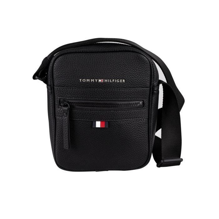Sac Mini Reporter - Tommy Hilfiger - Noir - Sangle réglable - Compartiment zippé - Mixte