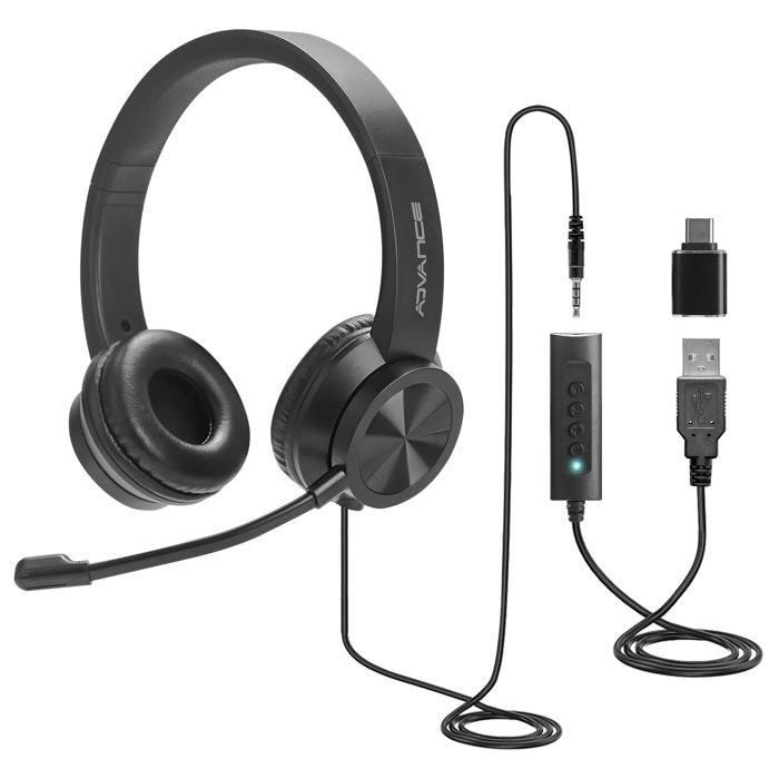 Casque - ADVANCE - Smarphonics 750 - Filaire - Résistant à la transpiration - Circum-aural