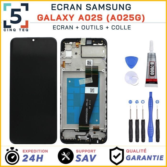 Ecran Complet remplacement pour Samsung Galaxy A02S SM-A025G avec Kit