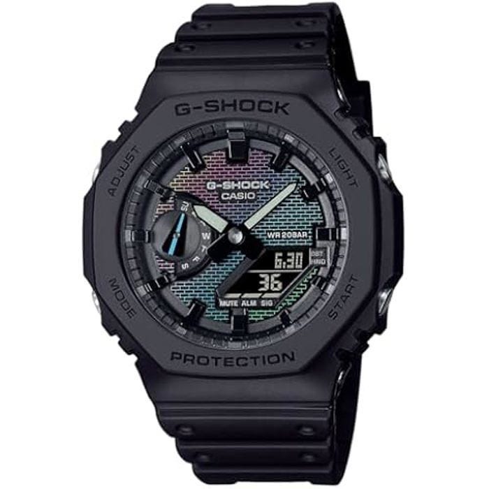 Montre - Casio - GA-2100RW-1AER - Résine biosourcée - Étanchéité 20 ATM - Double affichage