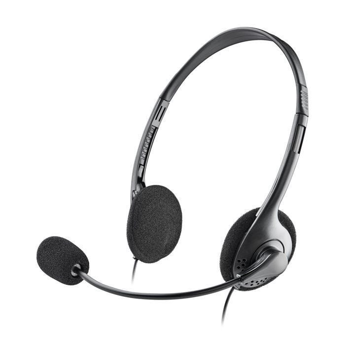 Casque micro - NGS - MS103 MAX - Noir - Filaire - Sur-oreille