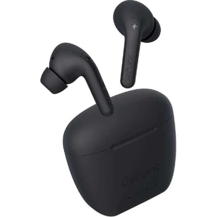 True Wireless TRUE AUDIO intra-auriculaire Noir Defunc