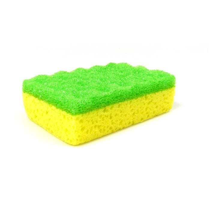 CARLINEA Eponge lavage démoustiqueuse biface