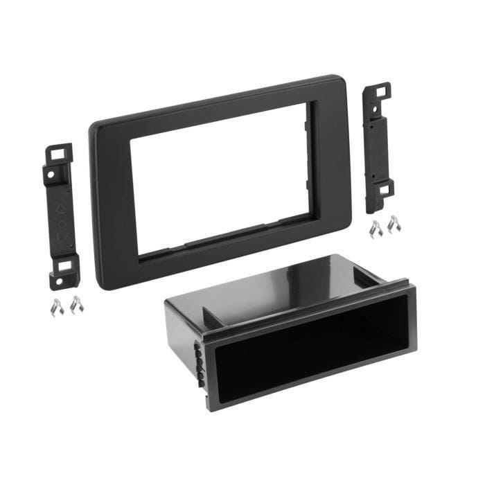 Façade 2-DIN - Renault - Express - Noir - Installation autoradio - Véhicule utilitaire léger