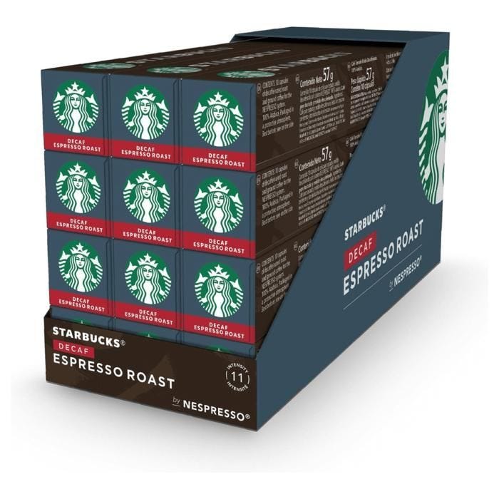 starbucks by nespresso decaf espresso roast 120 capsules
