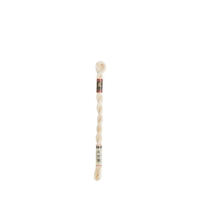 Fil - DMC - Coton Perlé Small N8 - Couleur 712 - 100% Coton - 25 mètres