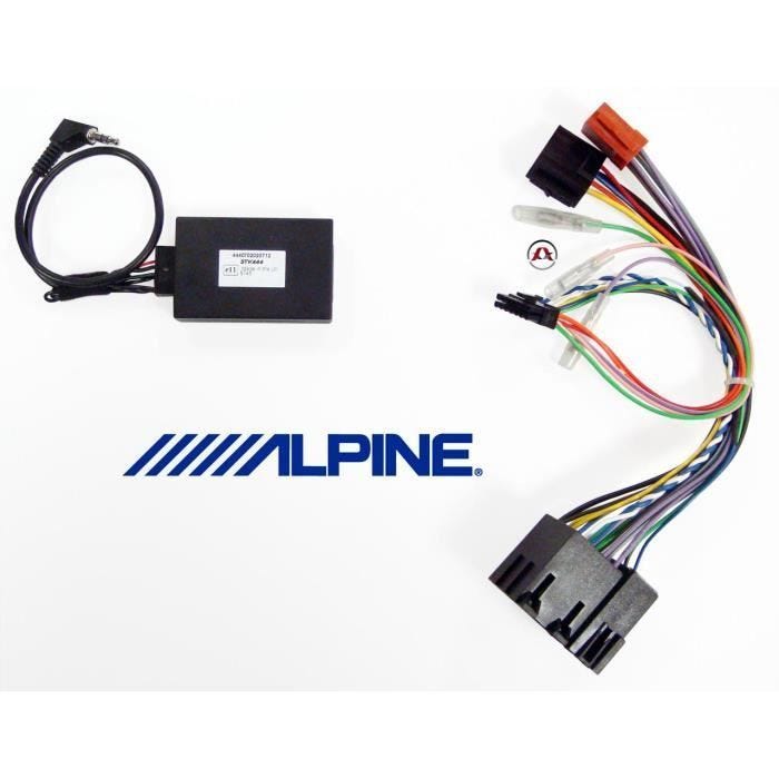 Interface commande au volant - Alfa Romeo - APF-S103AR - Noir - Compatible autoradios Alpine - 2004-2010