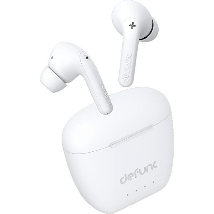 True Wireless TRUE AUDIO intra-auriculaire Blanc Defunc