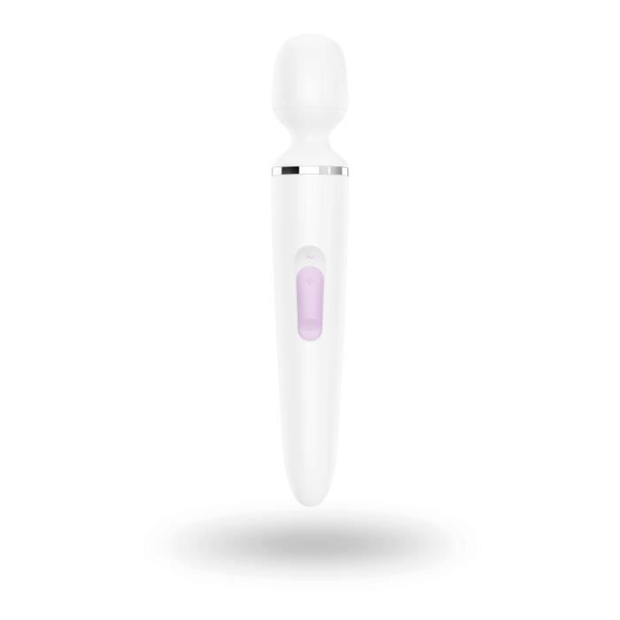 Stimulateur vibromasseur - Satisfyer - Woman Wand - Blanc - Silicone médical - Rechargeable USB