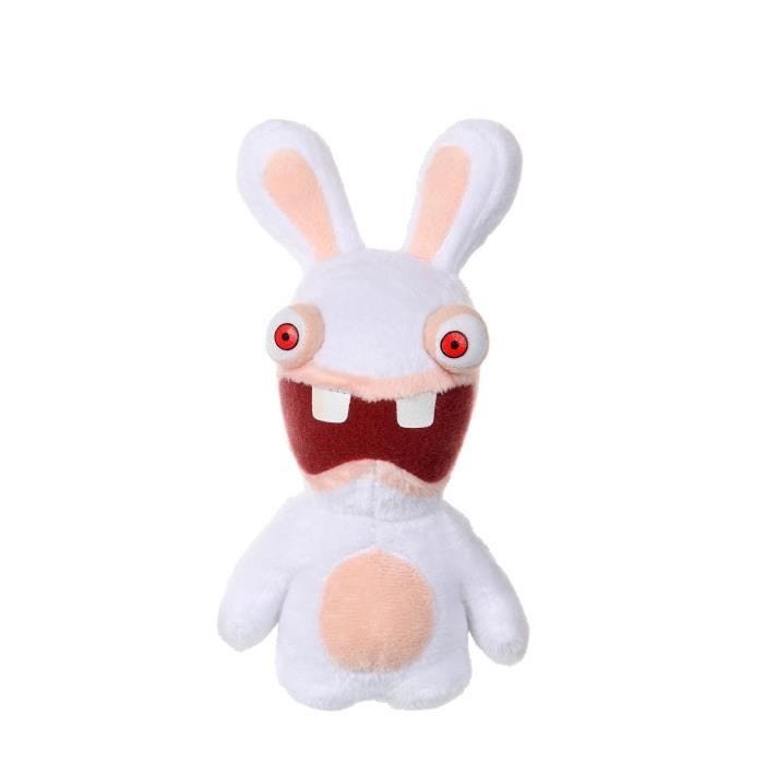 Peluche Lapins Crétins Bean - GIPSY TOYS - Bouche Ouverte, 18 cm