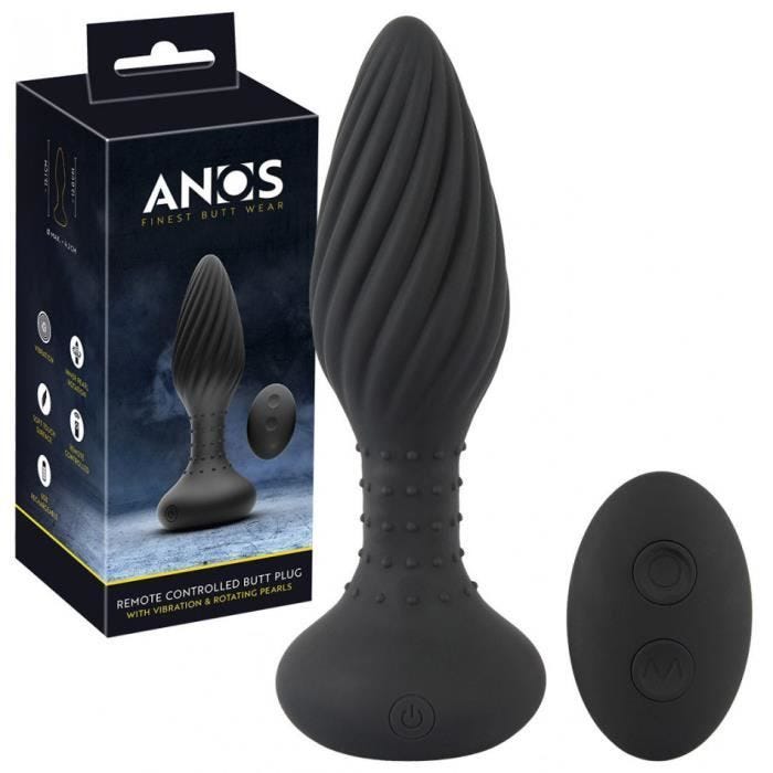 Vibromasseur Anal - You 2 Toys - Plug Anal Rotatif Texturé - Silicone - Rechargeable - 10 Modes