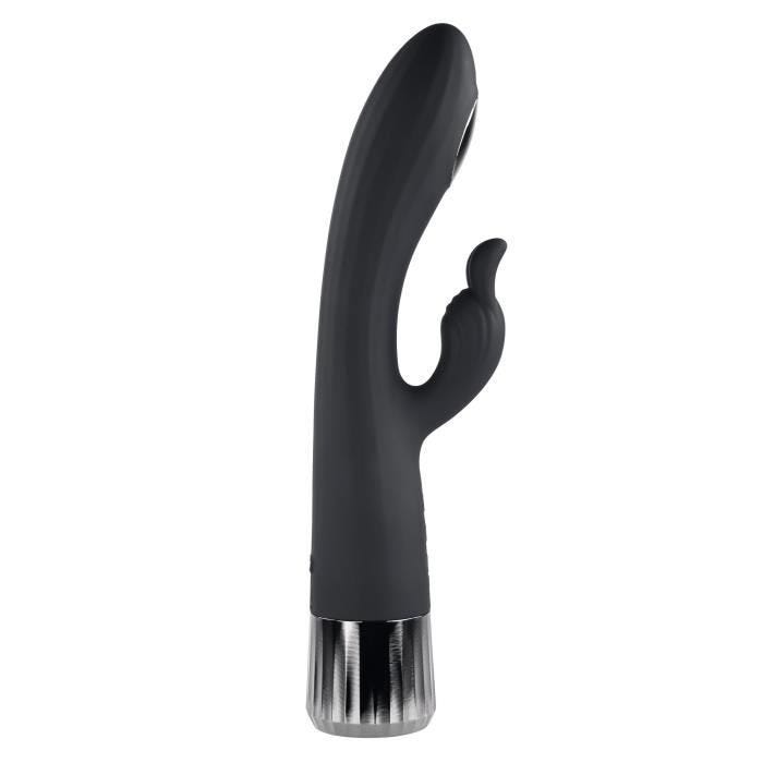 Vibromasseur Heat Up and Chill Rabbit - Noir - Evolved - Chaud et Froid - 10 Modes