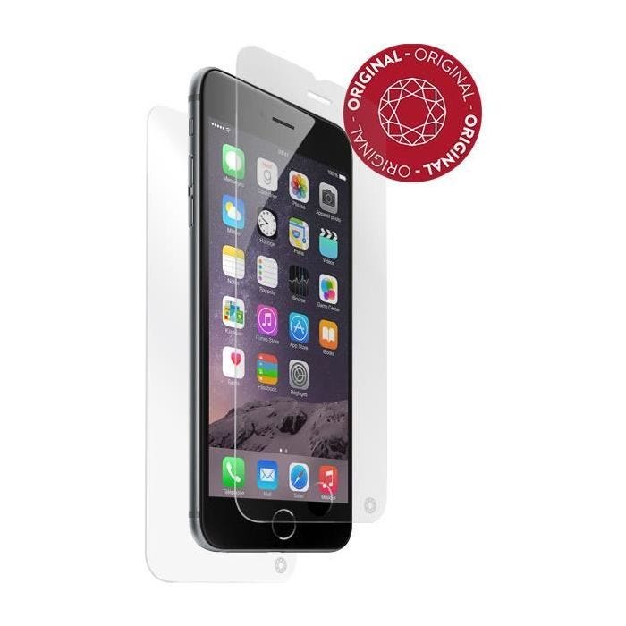 Verres trempés - Force Glass - iPhone 8 Plus - Protection 360° - Kit de pose inclus - Résistant aux rayures