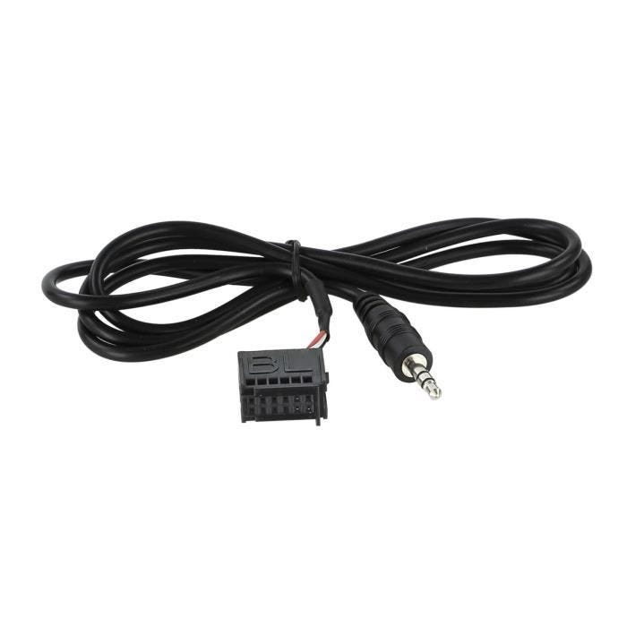 Adaptateur d'entrée auxiliaire - Ford - 2004 - Noir - Universel - Voiture