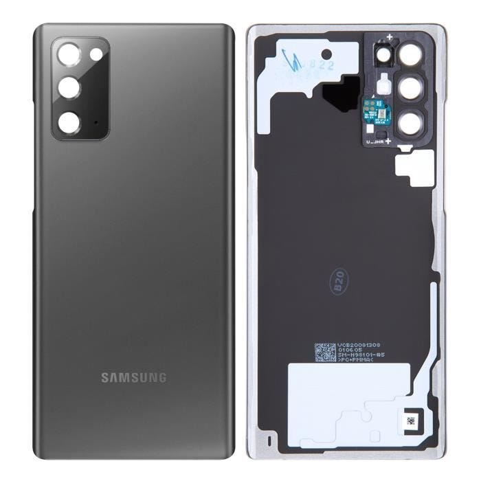 Cache Batterie - Samsung - Galaxy Note 20 - Gris Mystique - Original - Installation Facile